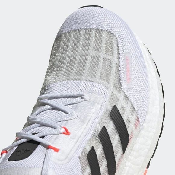 MEN\'S Adidas UltraBoost Summer.Rdy Running Shoes White Signal Pink FW9771 main image 2